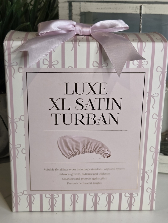 Accessories - XL Satin Turbin Pink